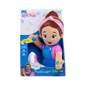 Ms Rachel Official Speak & Sing 16-In PlushDoll for Age 6 Months to 3+ years NWT
